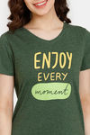 Rosaline Rural Charm Knit Cotton Top (Pack of 2) - Black Green — thumbnail 6